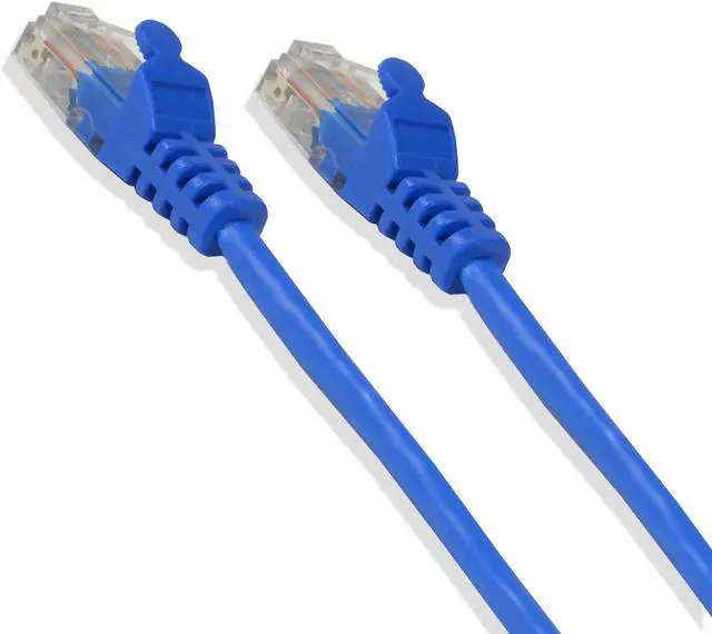 Alt view image 3 of 3 - 15FT Cat6 UTP Ethernet Network Patch Cable RJ45 Lan Wire Blue (25 Pack)