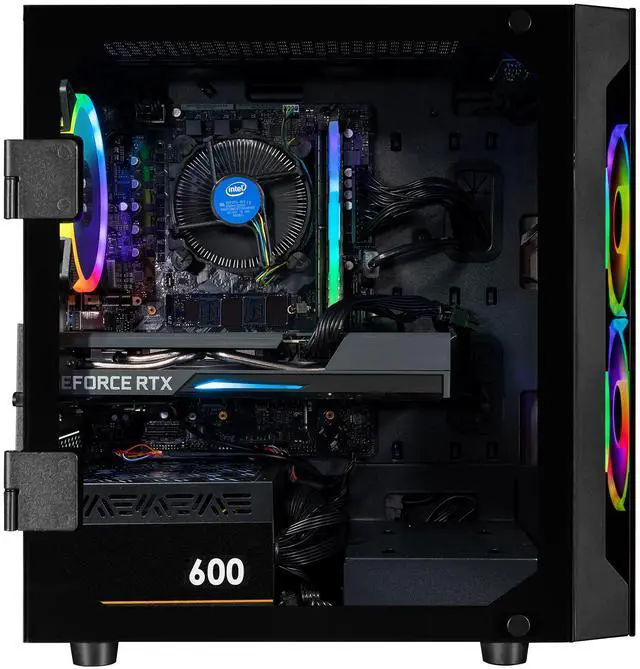 Alt view image 3 of 8 - CLX Gaming Desktop - Intel Core i5 14400F 2.5GHz 10-Core Processor, 16GB DDR5 Memory, GeForce RTX 4060 8GB GDDR6 Graphics 1TB NVMe M.2 SSD, WiFi, Win 11 Home 64-bit