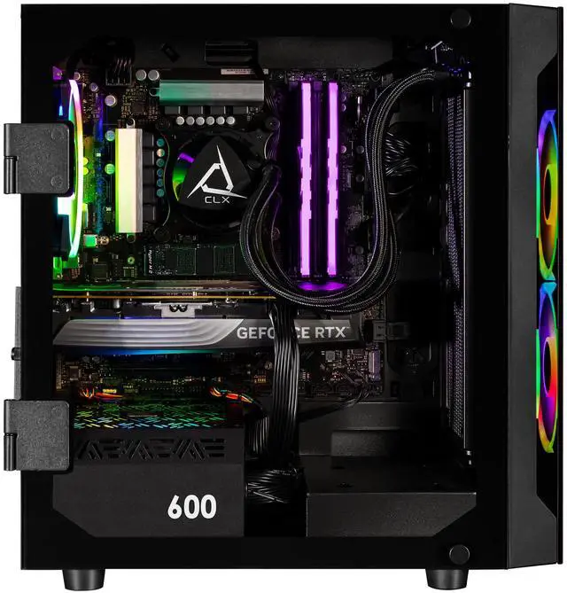 Alt view image 3 of 8 - CLX Gaming Desktop - Intel Core i7 14700KF 3.4GHz 20-Core Processor, 32GB DDR5 Memory, GeForce RTX 4060 Ti 16GB GDDR6 Graphics 1TB NVMe M.2 SSD, 4TB HDD, WiFi, Win 11 Home 64-bit