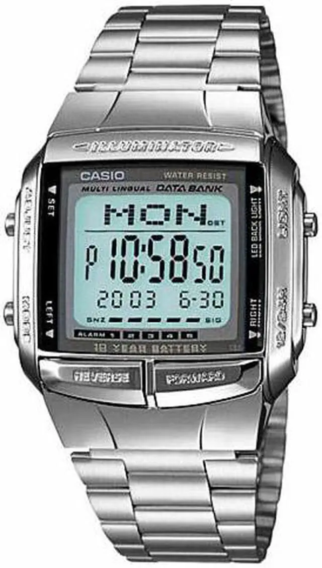Alt view image 7 of 17 - Casio DB360-1A 30 Page Multilingual Databank Watch