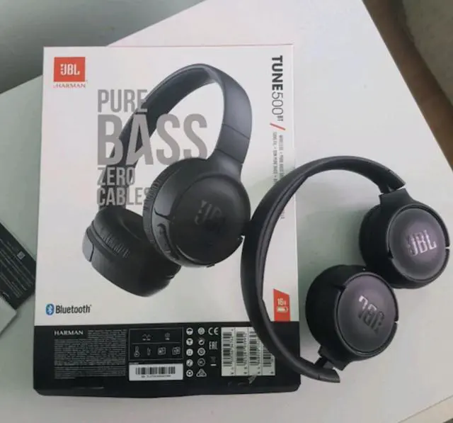 Alt view image 18 of 20 - JBL TUNE 500BT Wireless On-ear Headphones, Black