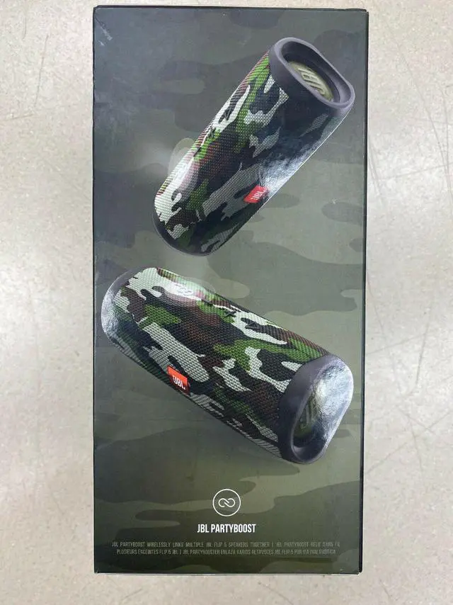 Alt view image 19 of 20 - JBL Flip 5 Portable Waterproof Bluetooth Speaker (Camoflauge)
