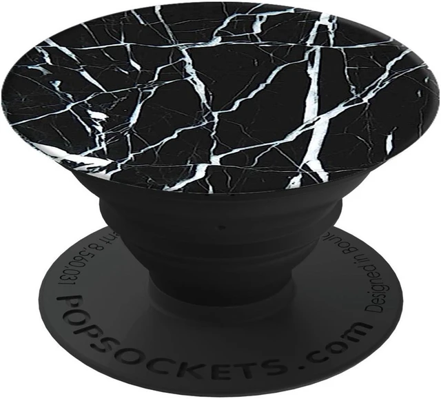 Alt view image 6 of 7 - Popsocket Phone Grip & Stand - Black Marble - Accessory by PopSockets (101251)
