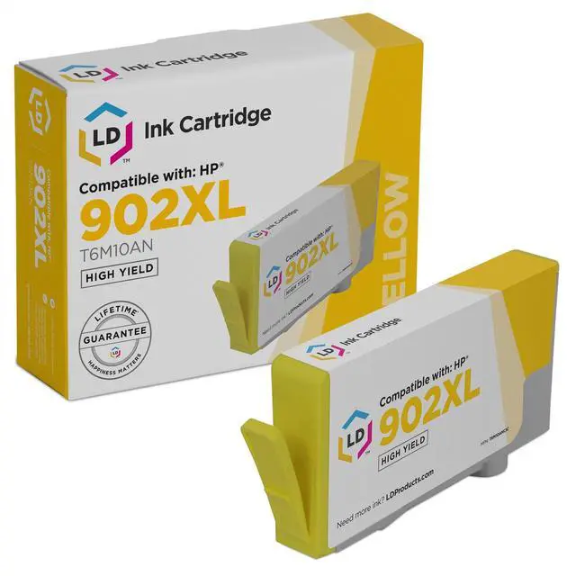 Main image of LD Compatible Replacement for HP 902XL T6M10AN HY Yellow Ink for OfficeJet 6950 6951 6954 6958 6962 6975 OfficeJet Pro 6958 6960 6970 6974 6975 6978