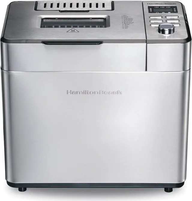 Alt view image 8 of 8 - Hamilton Beach 29888 Premium 2 Pound Dough and Bread Maker, Stainless Steel