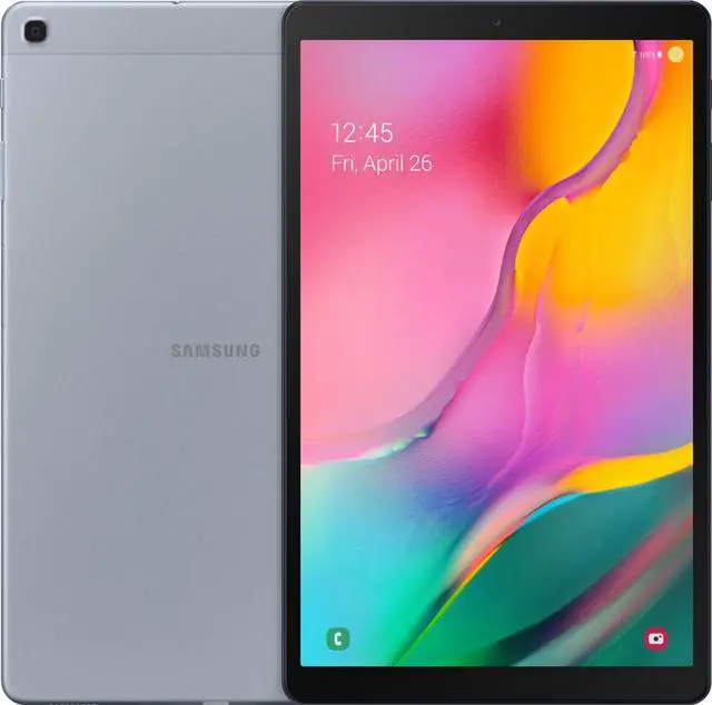 Alt view image 4 of 10 - Samsung Galaxy Tab A SM-T510 Tablet - 10.1" - 2 GB RAM - 32 GB Storage - Android 9.0 Pie - Silver - Samsung Exynos 7904A SoC Dual-core (2 Core) 1.80 GHz Hexa-core (6 Core) 1.60 GHz - microSD ...