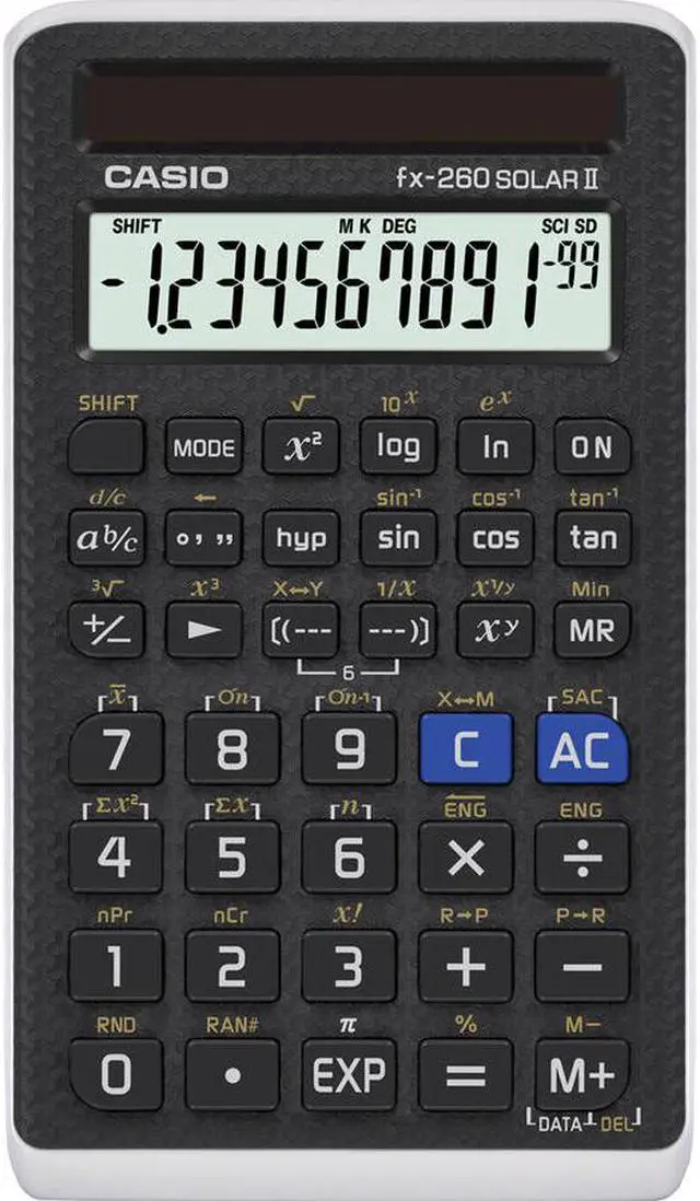 Alt view image 7 of 16 - Casio FX260SLRII Fx-260 Solar All-Purpose Scientific Calculator, 12-Digit Lcd