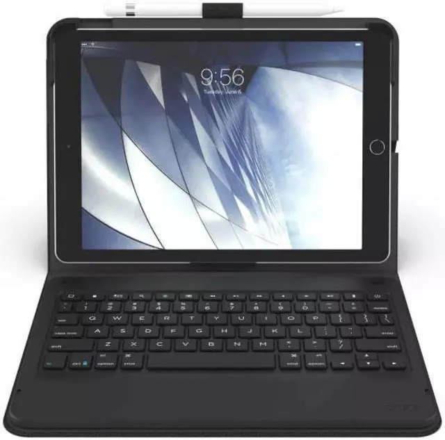 Alt view image 5 of 11 - ZAGG Messenger Folio Apple iPad 10.2 inches Portable Typing Wireless Keyboard and Case