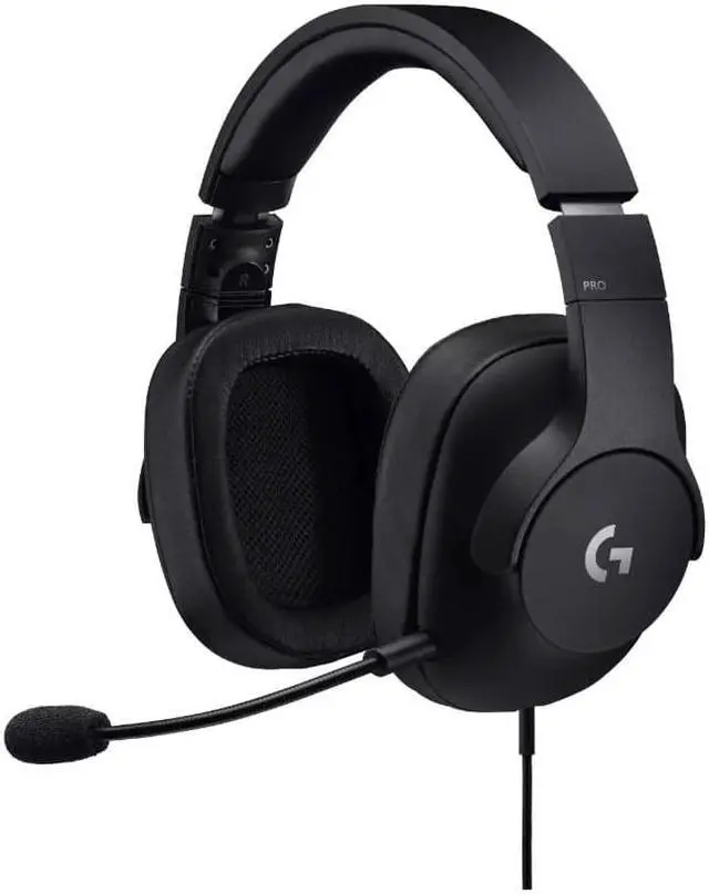 Alt view image 2 of 6 - Logitech PRO Gaming Headset - Stereo - Mini-phone (3.5mm) - Wired - 35 Ohm - 20 Hz - 20 kHz - Over-the-head - Binaural - Circumaural - 6.56 ft Cable - Electret, Condenser, Uni-directional, ...