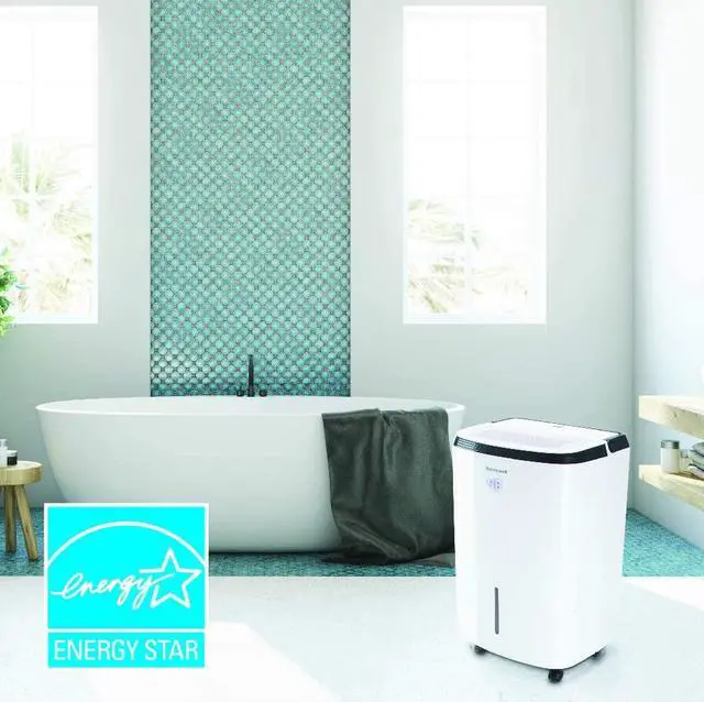 Alt view image 4 of 5 - Honeywell TP50WK 50 Pint Energy Star Dehumidifier with Washable Filter