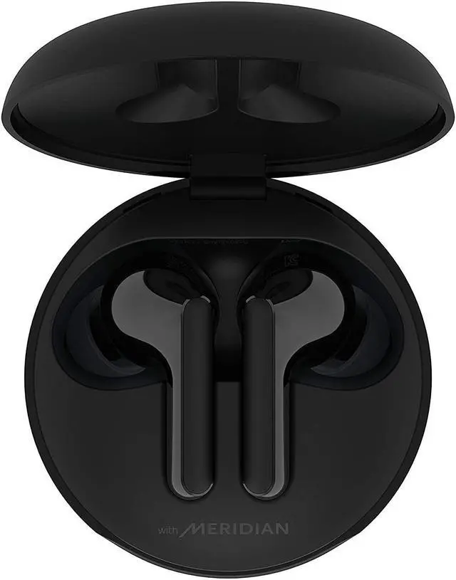Alt view image 13 of 20 - LG TONE Free UVnano FN6 Wireless Earbuds w/ Meridian Audio - Black
