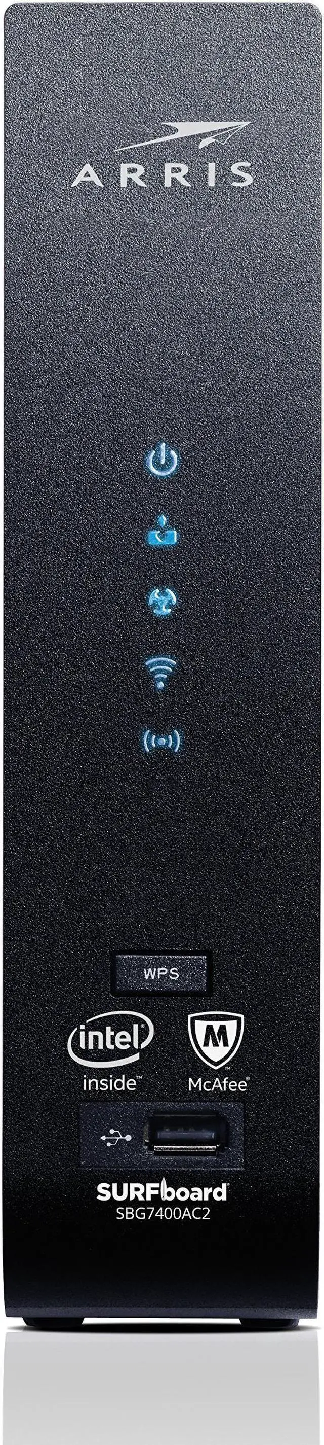 Alt view image 19 of 20 - ARRIS SURFboard (24x8) DOCSIS 3.0 Cable Modem Plus AC2350 Dual Band Wi-Fi Router, approved for Cox, Spectrum, Xfinity & more (SBG7400AC2)