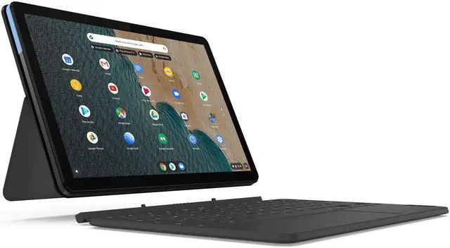 Alt view image 10 of 20 - Lenovo Chromebook Duet Laptop, 10.1" FHD IPS Touch 400 nits, MediaTek Helio P60T, ARM Mali-G72 MP3 Graphics, 4GB, 64GB eMMC, Chrome Os