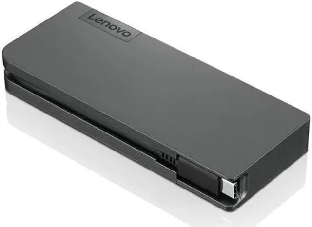 Main image of Lenovo 4X90S92381 Powered USB-C Travel Hub - for Notebook - USB Type C - 3 x USB Ports - 1 x USB 2.0 - Network (RJ-45)