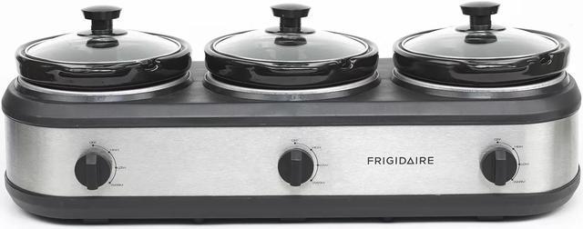Frigidaire Stainless Steel Triple Slow Cooker (3 x 2.5 Quarts)