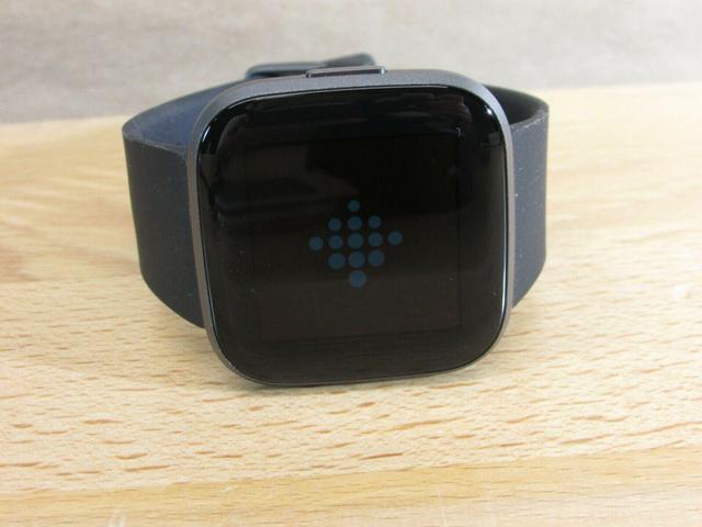 Fitbit Versa 2 FB507BKBK Fitness Smartwatch with Silicone Band