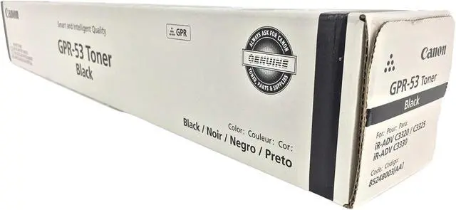 Alt view image 8 of 10 - Canon GPR-53 Original Toner Cartridge - Black - Laser - 36000 Pages - 1 Each