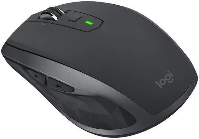 Alt view image 7 of 14 - Logitech MX Anywhere 2S Wireless Laser Mouse Use On Any Surface Control up to 3 Apple Mac and Windows Computers and laptops (Bluetooth or USB) - Black 910-005748