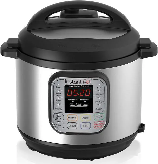 Alt view image 6 of 7 - Instant Pot 7-in-1 Programmable Pressure Cooker with Stainless Steel Cooking Pot and Exterior (6-Quart/1000-Watt)