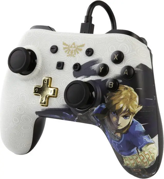 Alt view image 2 of 4 - Super Mario Edition Wired Controller for Nintendo Switch - Zelda Breath of the Wind