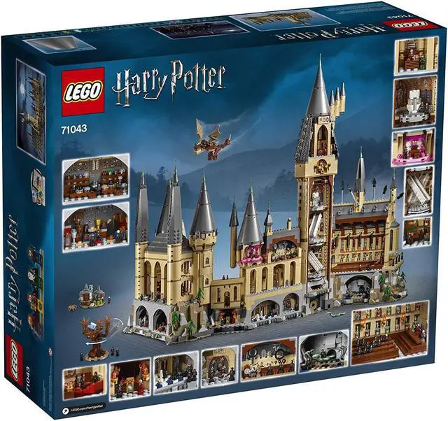 Alt view image 2 of 6 - LEGO Harry Potter Hogwarts Castle 71043 Castle Model Building Kit With Harry Potter Figures Gryffindor, Hufflepuff, and more (6,020 Pieces)