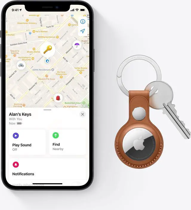 Alt view image 5 of 6 - Apple AirTag 4 Pack