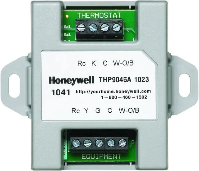 Alt view image 2 of 4 - HONEYWELL THP9045A1023 Wiring Module, Wireless, Gray