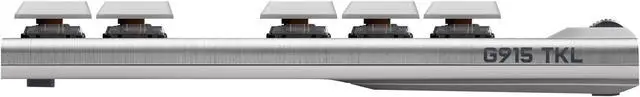 Alt view image 8 of 10 - Logitech G915 TKL Lightspeed Mechanical Wireless Gaming Keyboard RGB GL Tactile Switch (920-009660), White