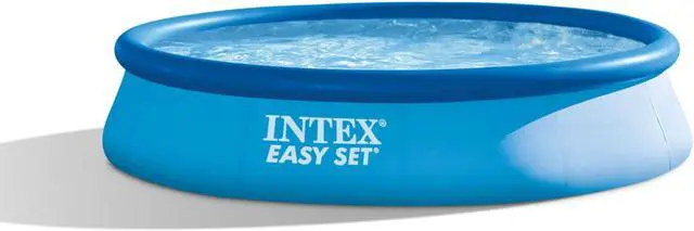 Alt view image 9 of 19 - Intex 28141EH 13ft x 33" Easy Set Inflatable Swimming Pool w/530 GPH Filter Pump