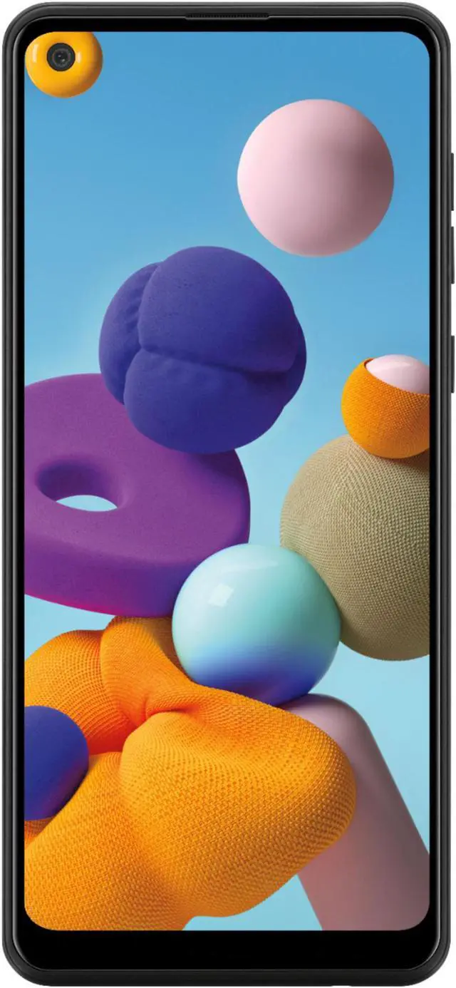 Alt view image 2 of 2 - Samsung Galaxy A21 Factory Unlocked Android Cell Phone, US Version Smartphone, 32GB Storage, Long-Lasting Battery, 6.5" Infinity Display, Quad Camera, Black