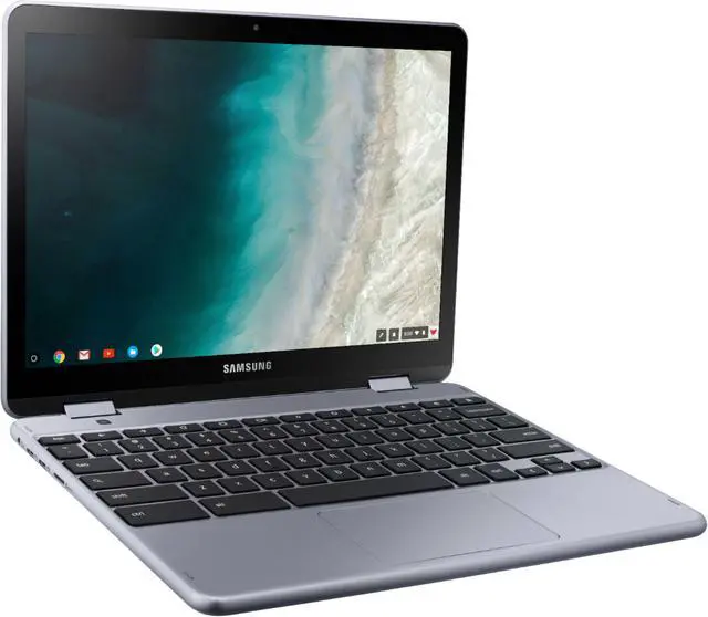 Alt view image 8 of 16 - Samsung 12.2" Touchscreen Chromebook Laptop Intel 3965Y 4GB 32GB eMMC Chrome OS