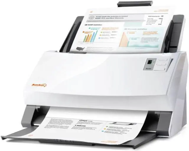 Alt view image 5 of 12 - Ambir Technology ImageScan DS340-AS DS340-AS Duplex ADF Scanner