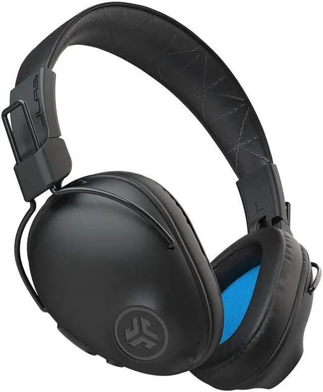 Alt view image 2 of 16 - jlab studio pro bluetooth wireless over-ear headphones | 50+ hour bluetooth 5 playtime | eq3 sound | ultra-plush faux leather & cloud foam cushions | track and volume controls | bl