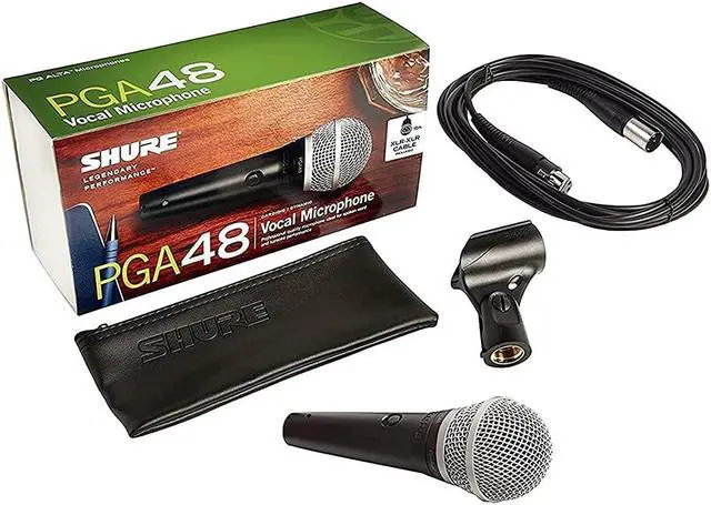 Alt view image 14 of 20 - Shure PG ALTA PGA48-XLR Cardioid Dynamic Vocal Mic Microphone w/ XLR-XLR Cable