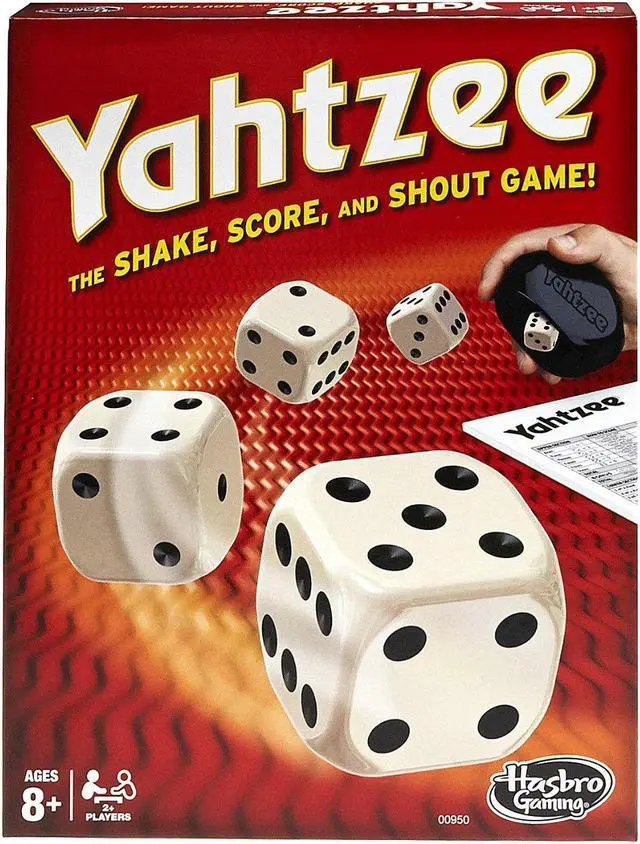 Alt view image 3 of 3 - Hasbro,  Yahtzee Classic Game