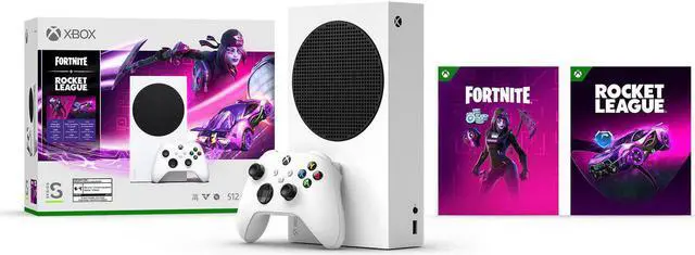Main image of Microsoft Xbox Series S Fortnite & Rocket League Bundle