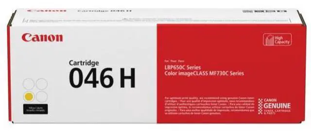 Alt view image 5 of 10 - Canon 046 H High Yield Toner Cartridge - Yellow