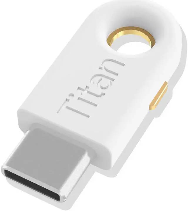 Main image of Google YT1 Titan Security Key USB-C 2FA Two Factor Authentication