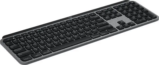 Alt view image 10 of 17 - Logitech MX KEYS FOR MAC 920-009552 Space Gray Bluetooth Wireless Keyboard
