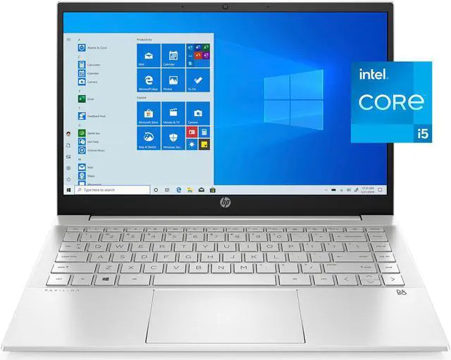 Alt view image 3 of 3 - HP Pavilion 14" FHD IPS, Core i5-1135G7, 8GB RAM, 256GB SSD, Silver, Windows 10 Home, 14-dv0010wm Laptop Notebook
