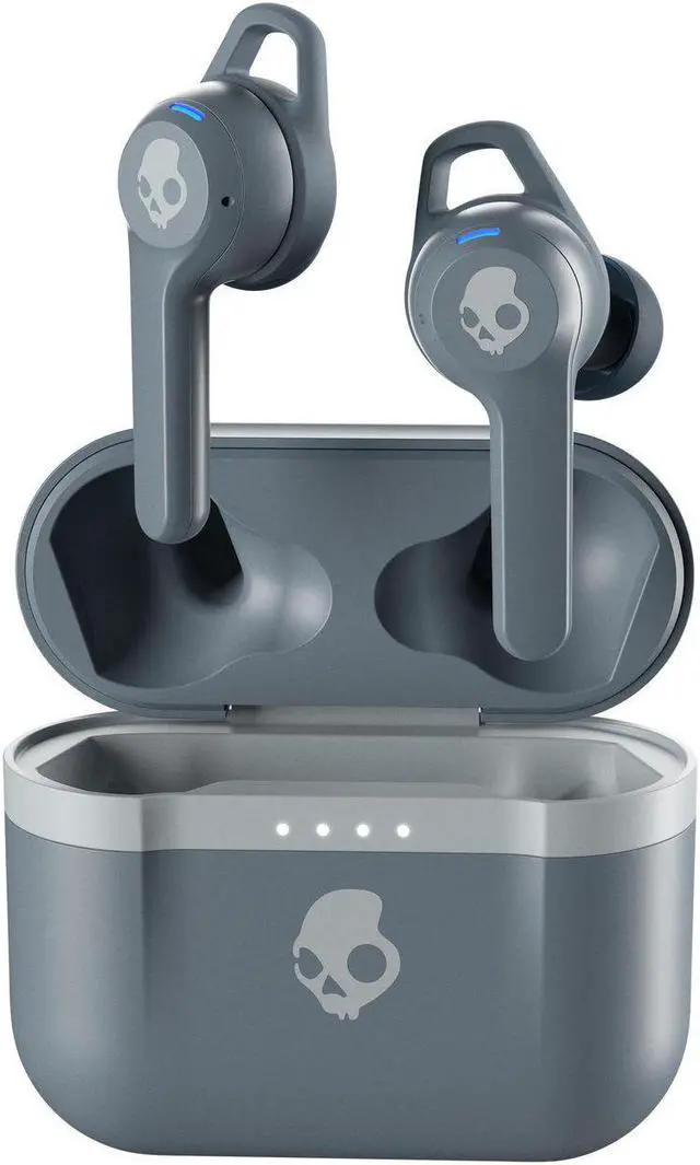 Alt view image 2 of 4 - Skullcandy Indy Evo True Wireless Earbuds - Stereo - True Wireless - Bluetooth - 32 Ohm - 20 Hz - 20 kHz - Earbud - Binaural - In-ear - Gray