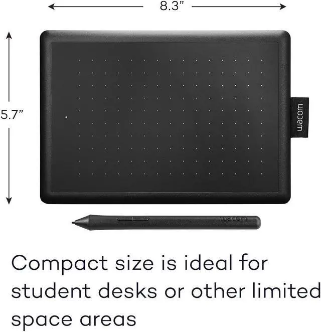 Alt view image 14 of 20 - One by Wacom - Graphic Drawing Tablet for Beginners, Small Black & Red, Compatible with Windows and Mac