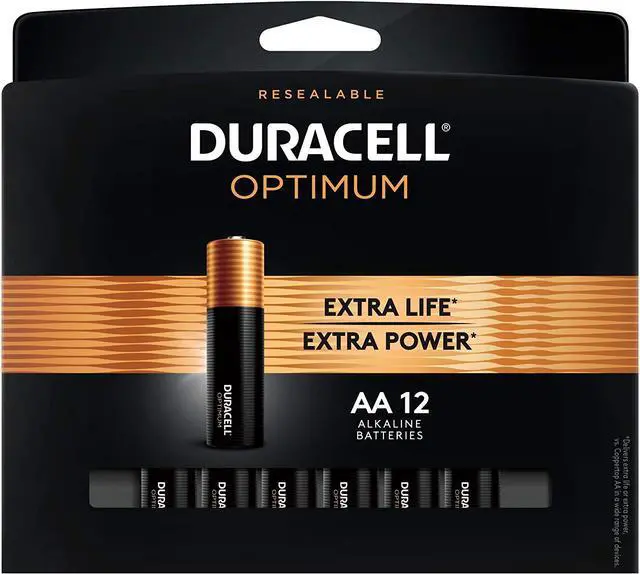 Alt view image 8 of 11 - Duracell Optimum AA Batteries, Pack of 12