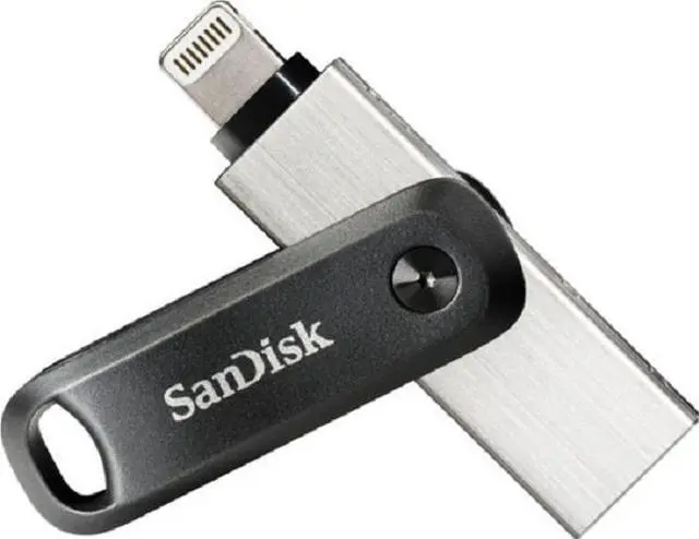 Alt view image 4 of 15 - SanDisk SDIX60N-064G-AN6NN iXpand Flash Drive Go 64GB USB 3.0/Lightning