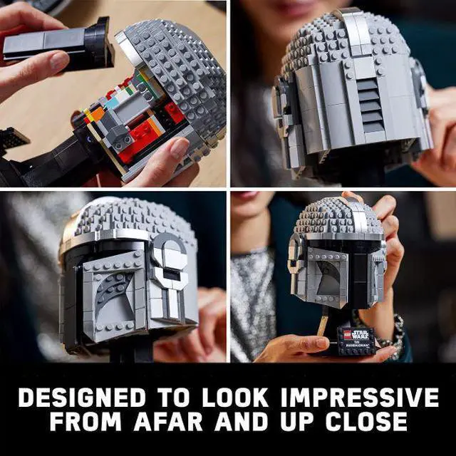 Alt view image 8 of 8 - LEGO 75328 Star Wars The Mandalorian Helmet