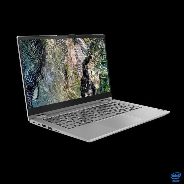 Alt view image 2 of 9 - Lenovo ThinkBook 14s Yoga ITL 20WE0018US 14" Touchscreen 2 in 1 Notebook - Full HD - 1920 x 1080 - Intel Core i7 i7-1165G7 Quad-core (4 Core) 2.80 GHz - 16 GB RAM - 512 GB SSD - Mineral Gray - ...