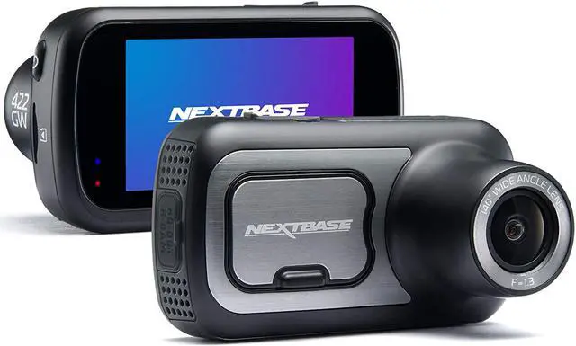 Alt view image 11 of 17 - nextbase 422gw dash cam 2.5" hd 1440p touch screen car dashboard camera,  alexa, wifi, gps, emergency sos, wireless, black