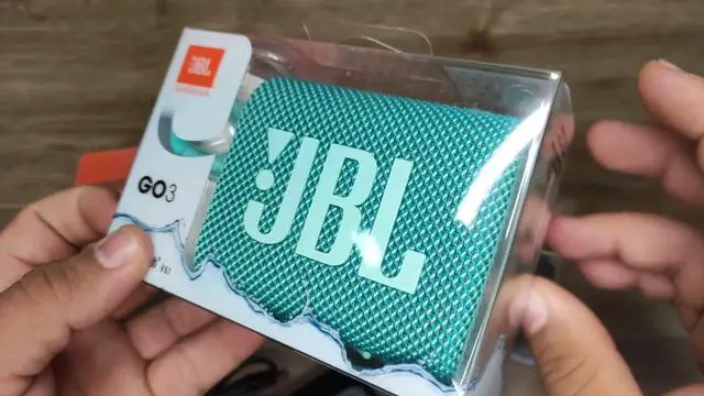 Alt view image 19 of 20 - JBL GO 3 Portable Waterproof Bluetooth Speaker, Teal