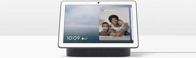 Alt view image 11 of 20 - Google Nest GA00639US Hub Max with Google Assistant- Charcoal Black