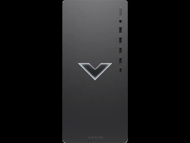 Alt view image 4 of 4 - HP Victus 15L Gaming Desktop PC, AMD Ryzen 5 5600G, AMD RX6400, 8GB RAM, 512GB SSD, Mica Silver, Windows 11 Home, TG02-0013w
Computer